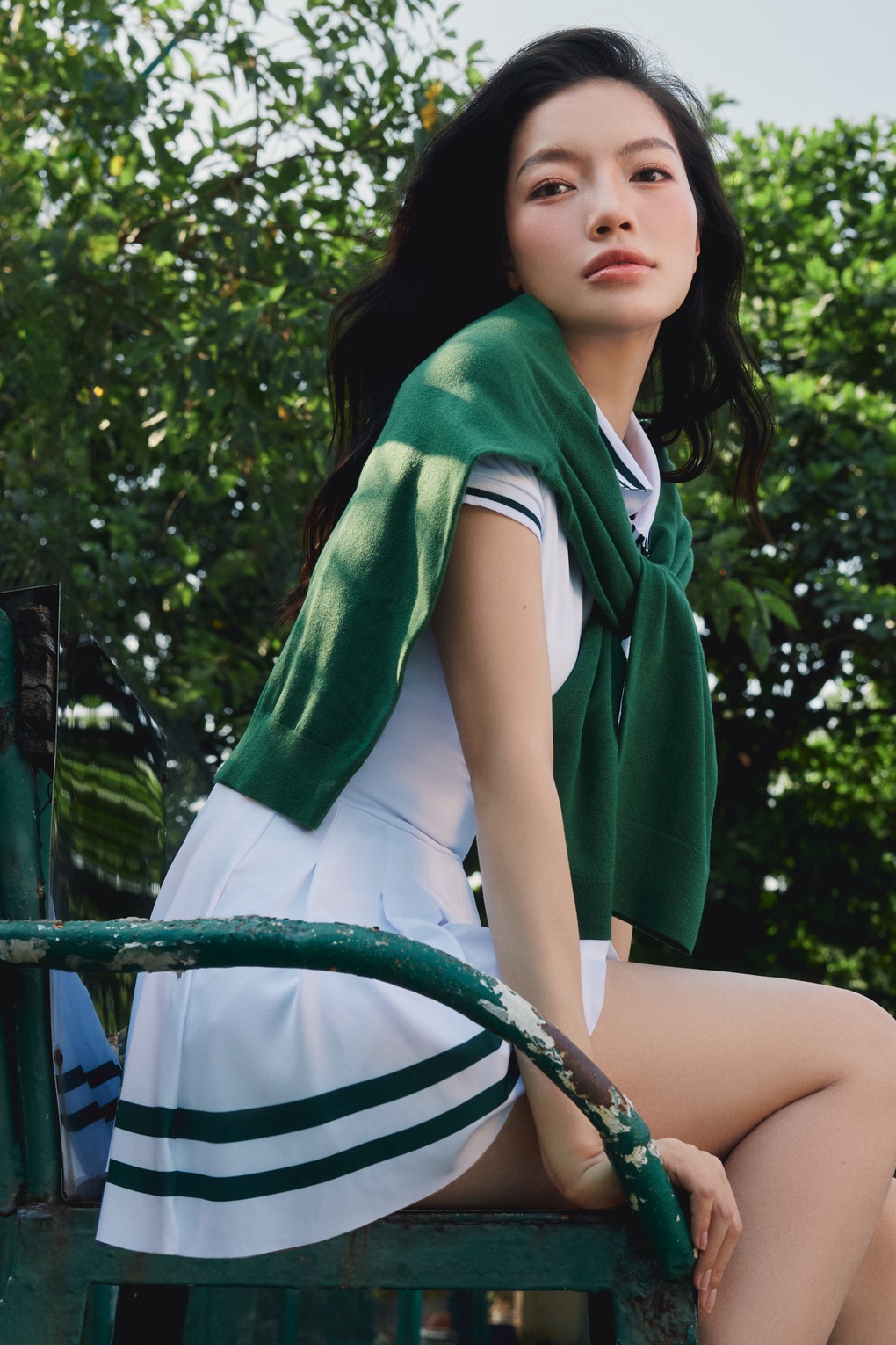 Á hậu Lâm Bích Tuyền ăn chay trường, chơi tennis để giữ dáng - 1