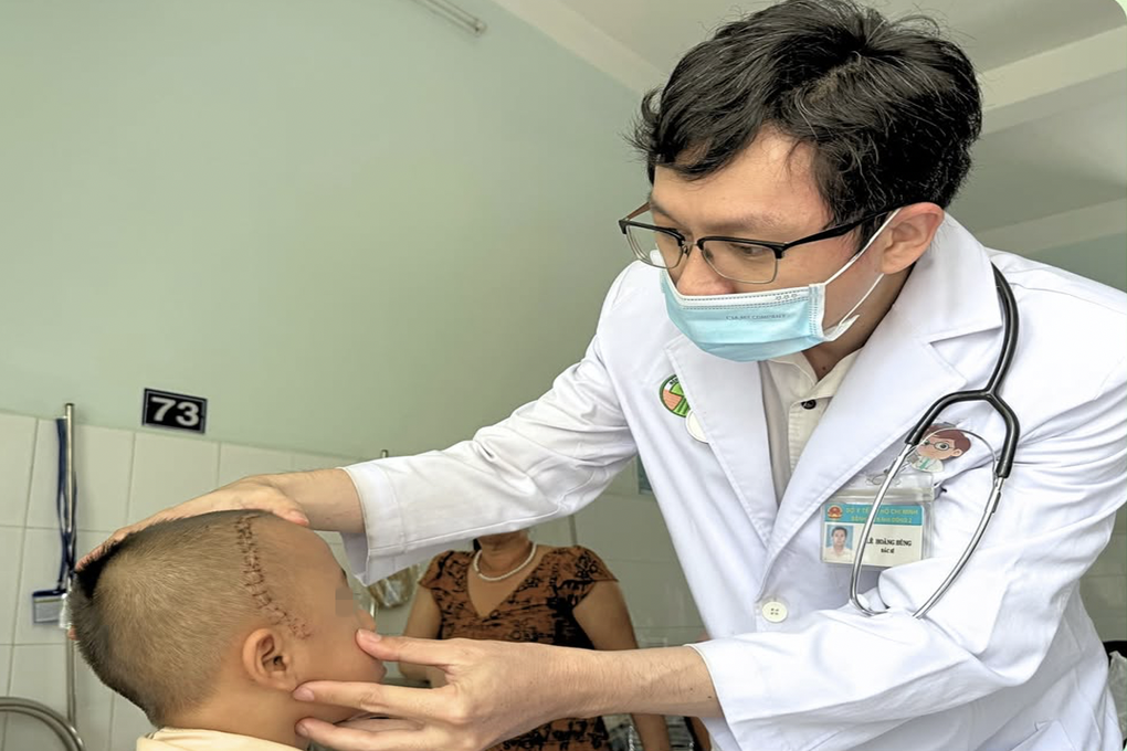 Bé trai 4 tuổi bị viên đạn ná bắn chim ghim vào sọ não nguy kịch - 1