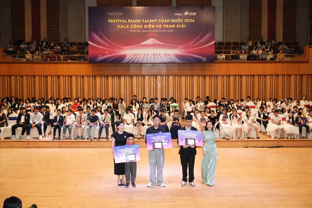 4 thí sinh khiếm thị giành giải tại Festival Piano Talent toàn quốc 2026 - 1 4 thí sinh khiếm thị giành giải tại Festival Piano Talent toàn quốc 2026 - 1