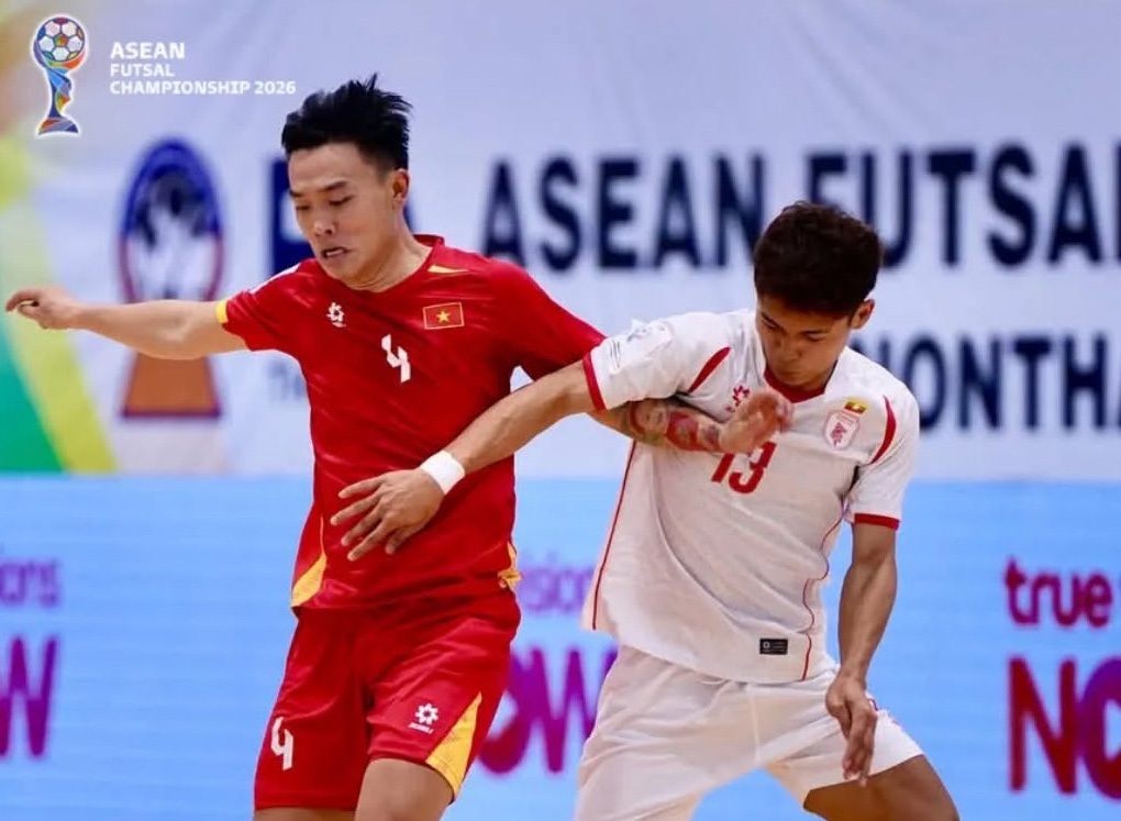 Đội tuyển futsal Việt Nam thắng đậm Myanmar tại giải vô địch Đông Nam Á - 1