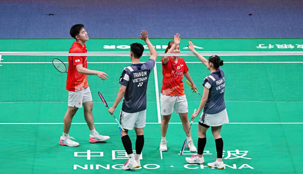 Đội tuyển cầu lông Việt Nam thắng lớn trong ngày ra quân giải châu Á - 1 Đội tuyển cầu lông Việt Nam thắng lớn trong ngày ra quân giải châu Á - 1