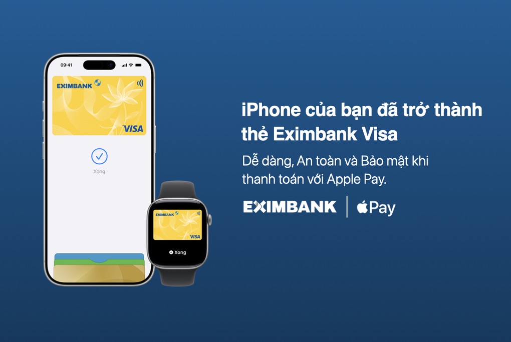 Eximbank tích hợp Apple Pay cho thẻ visa - 1