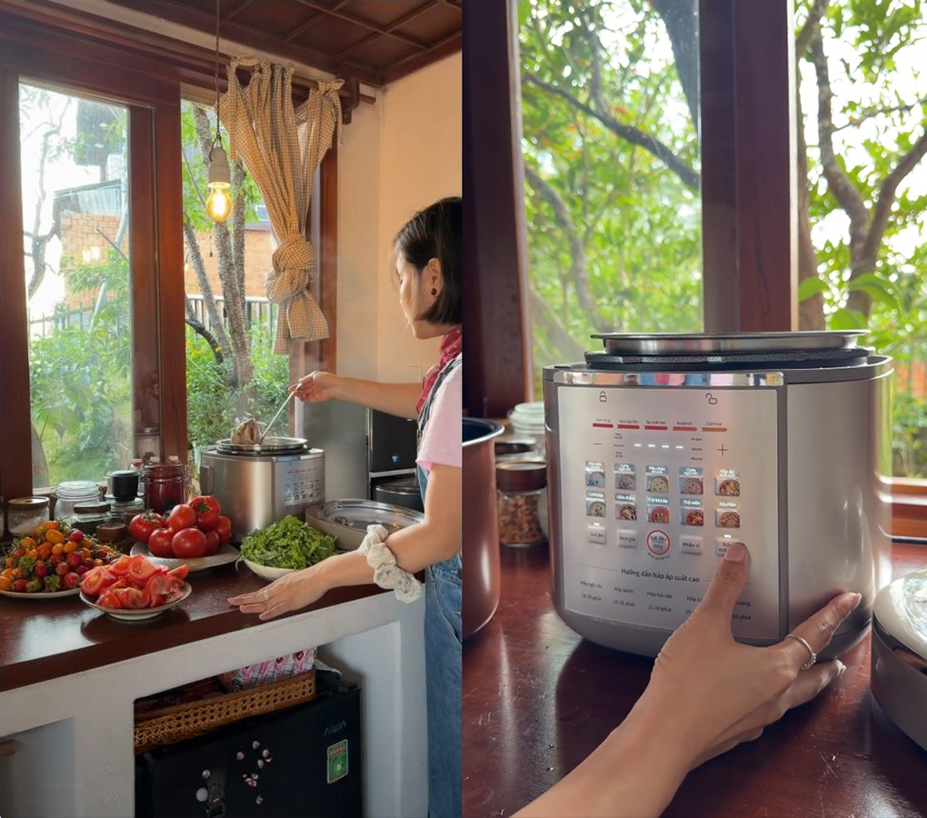 Hoa hậu Đỗ Hà, Khoai Lang Thang và Thu Nhi Eat Clean tiết lộ bí quyết vào bếp nhàn tênh - 3