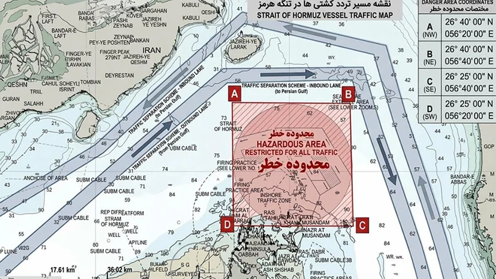 Iran hé lộ hướng đi an toàn cho tàu qua eo biển Hormuz giữa lúc chiến sự - 1