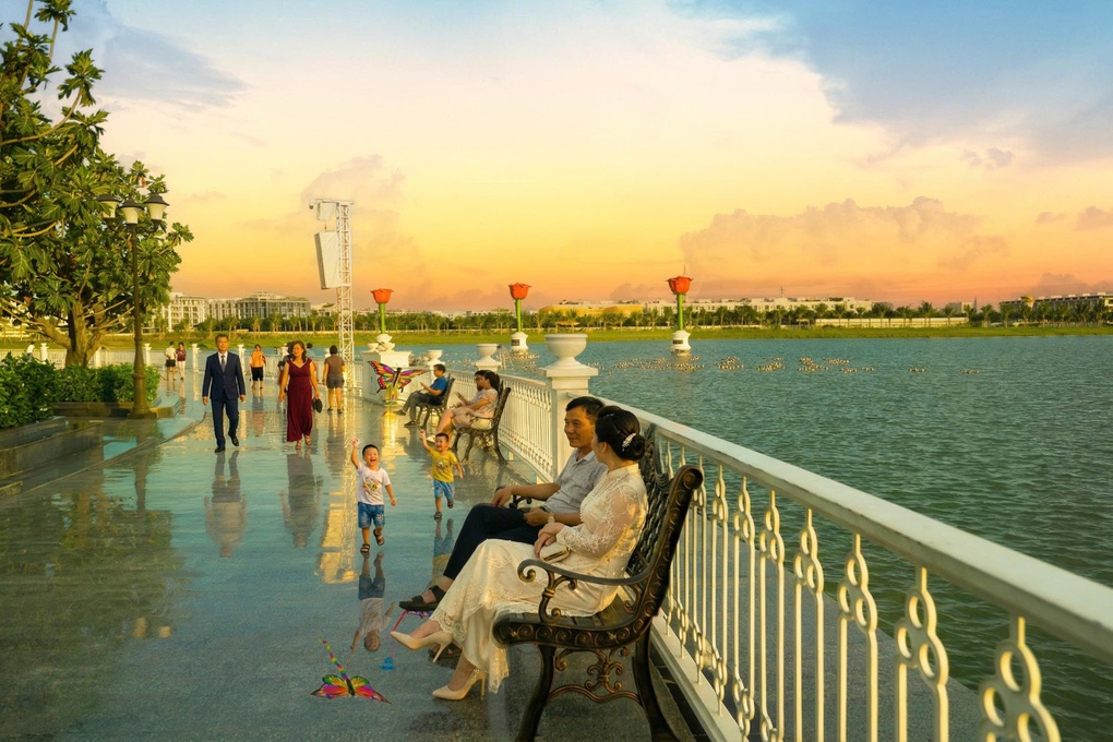 Ngắm hoàng hôn châu Âu thơ mộng giữa lòng Van Phuc City - 2 Ngắm hoàng hôn châu Âu thơ mộng giữa lòng Van Phuc City - 2