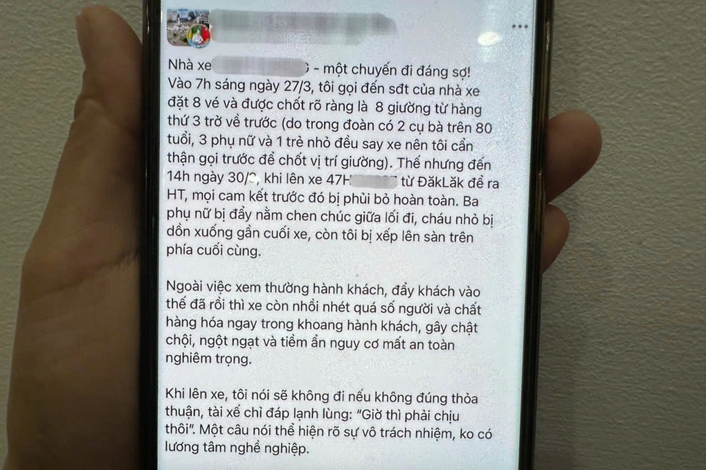Người dân phàn nàn chuyến đi đáng sợ, cảnh sát vào cuộc xử lý chủ xe - 1