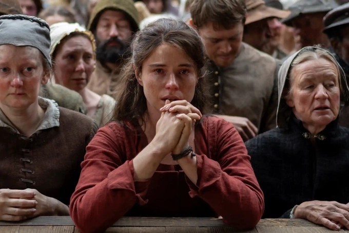 Tạo hình Agnes Shakespeare (do Jessie Buckley đóng) trong phim Hamnet. Ảnh: Focus Features