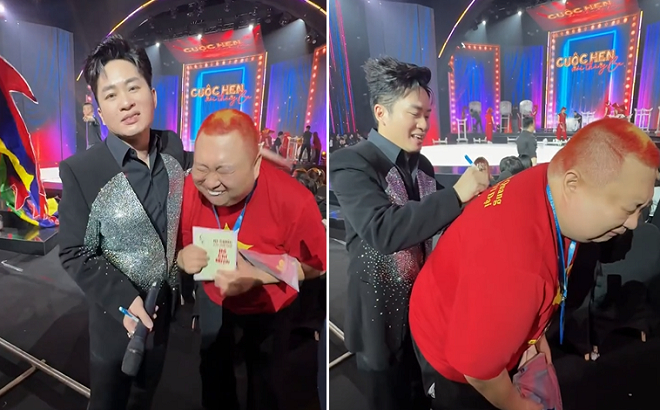 Fan Hàn Quốc có biểu hiện "lạ", liên tục kêu "ôi trời ơi" khi gặp Tùng Dương- Ảnh 1.