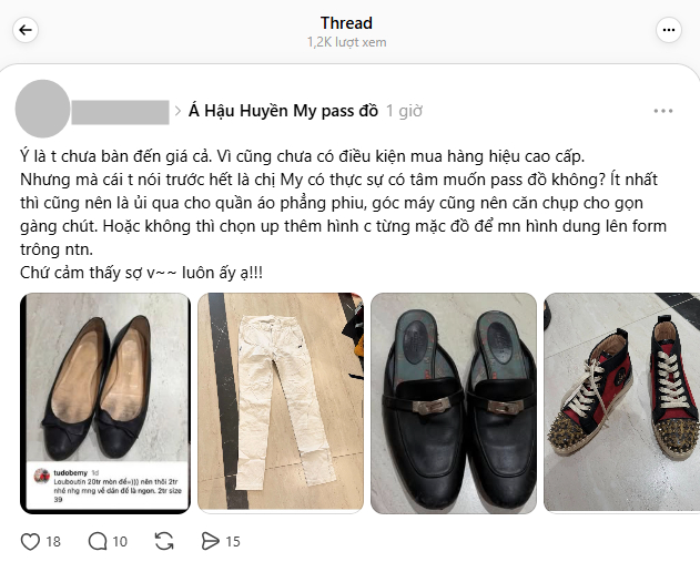 Á hậu Huyền My lên tiếng về ồn ào pass đồ hiệu trông "bẩn bẩn": Có up 1 đằng gửi 1 nẻo đâu- Ảnh 3.