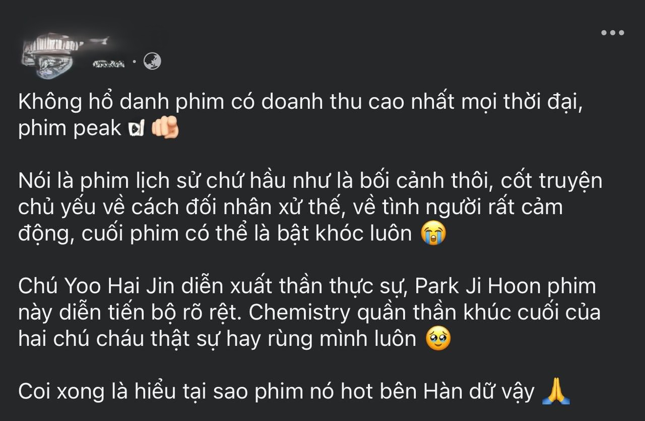 MXH Việt đang khen tới tấp phim Hàn “hay kinh khủng”: Nam chính xé sử bước ra, đôi mắt chất chứa 1000 nỗi buồn- Ảnh 4.
