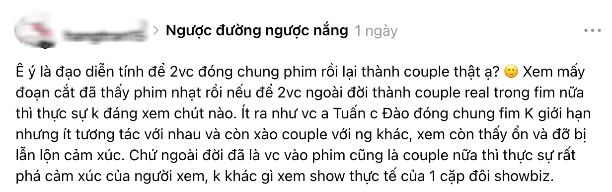 Phim Việt giờ vàng mới chiếu đã bị chê tơi tả: Nam chính lúc nào cũng “khinh khỉnh”, nữ chính sao mà nhạt thế- Ảnh 4.