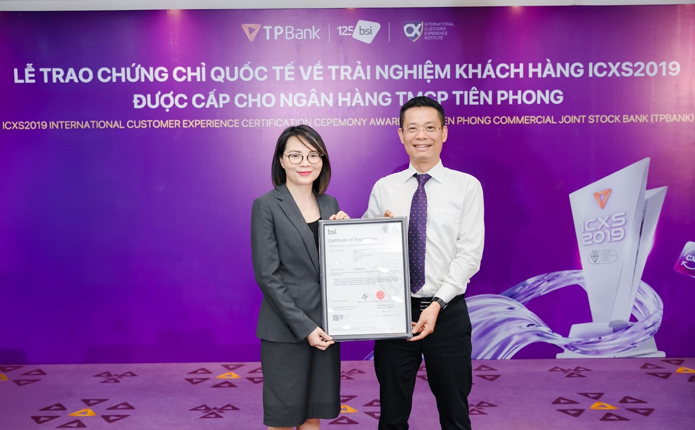 TPBank xác lập chuẩn mới với chứng chỉ trải nghiệm khách hàng quốc tế ICXS2019- Ảnh 1.