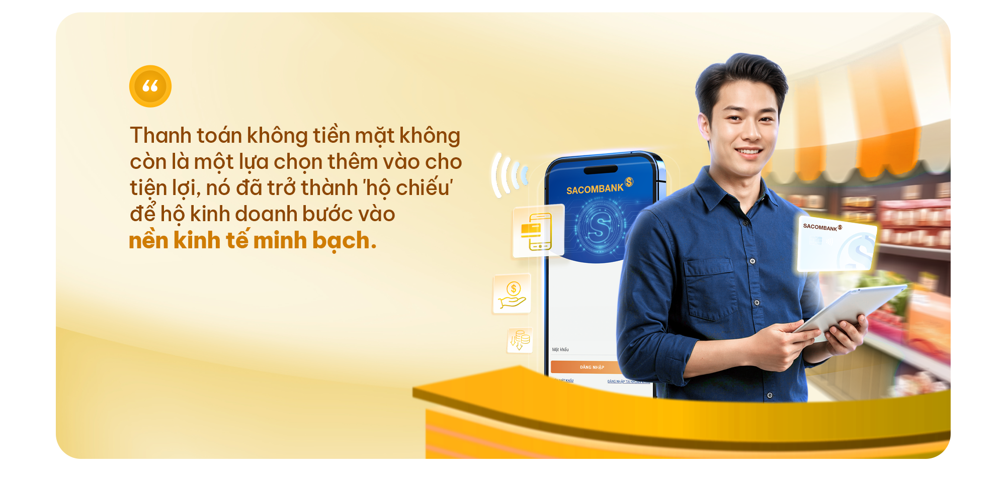 Sacombank đồng hành cùng Hộ kinh doanh, Doanh nghiệp chuyển đổi - Ảnh 2.