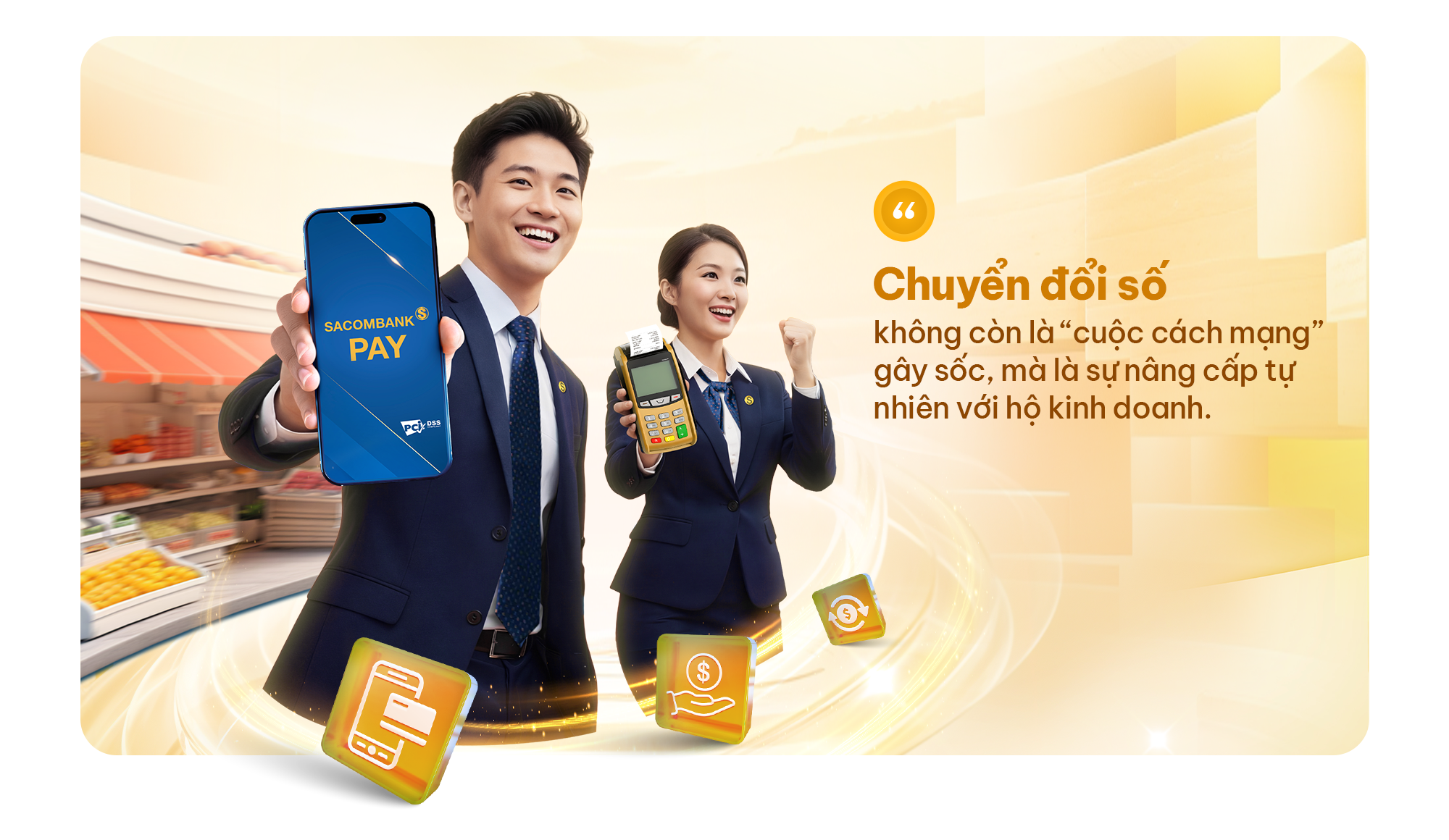 Sacombank đồng hành cùng Hộ kinh doanh, Doanh nghiệp chuyển đổi - Ảnh 4.