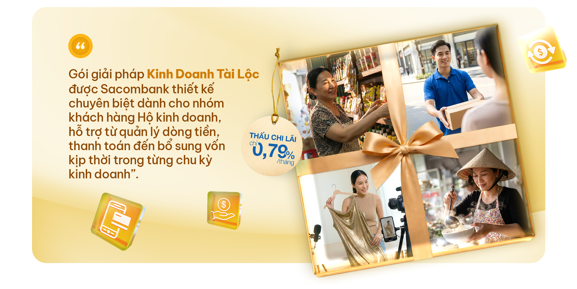 Sacombank đồng hành cùng Hộ kinh doanh, Doanh nghiệp chuyển đổi - Ảnh 7.