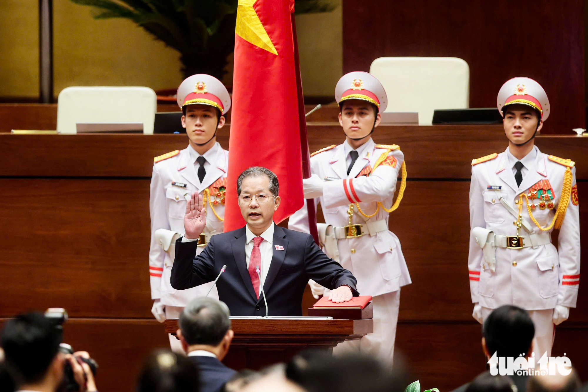 Chánh án Tòa án nhân dân tối cao Nguyễn Văn Quảng tái đắc cử - Ảnh 2. Nguyễn Văn Quảng - Ảnh 2.