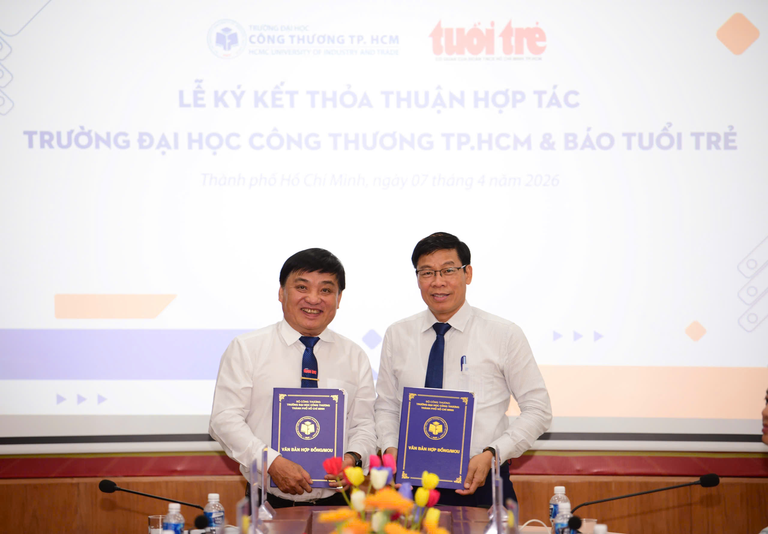 Báo Tuổi Trẻ hợp tác đào tạo với Trường đại học Công Thương TP.HCM - Ảnh 1.
