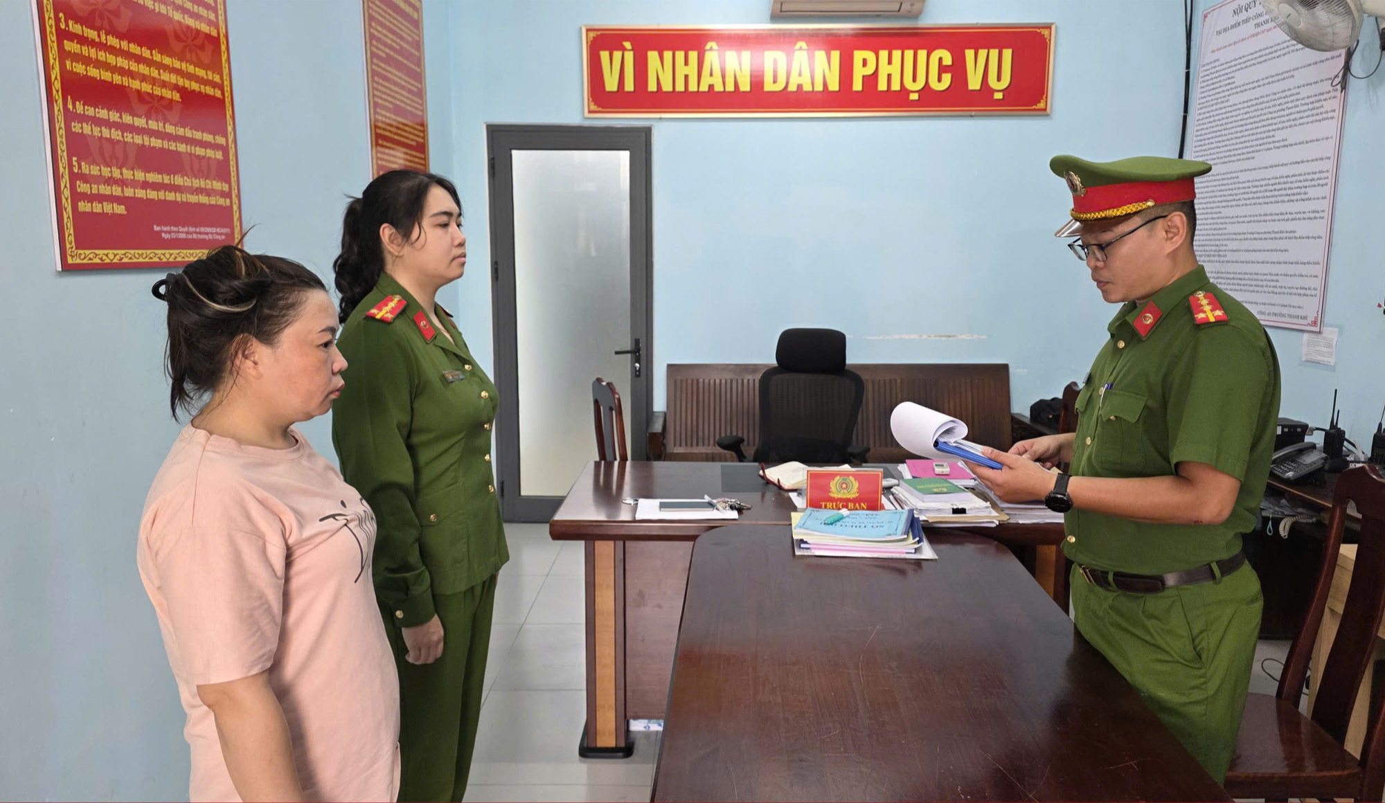 gác chắn ở Thanh Khê - Ảnh 1.