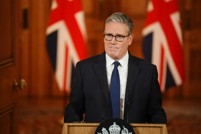 Chân dung Thủ tướng Anh Keir Starmer. Ảnh: PA