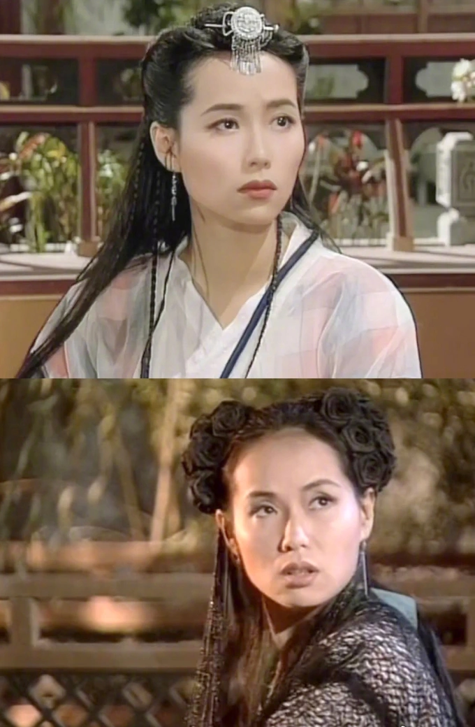 Tạo hình Triệu Mẫn và Ân Tố Tố của Diệp Đồng. Ảnh: Sina