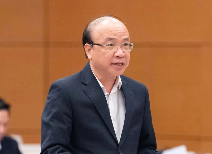 Chủ nhiệm Ủy ban Pháp luật và Tư pháp Phan Chí Hiếu. Ảnh: Hoàng Phong