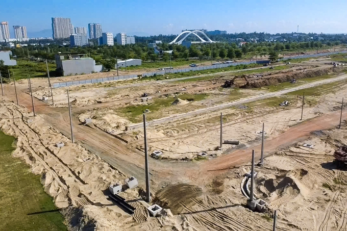 Một trong ba dự án của Bách Đạt An đang chờ tháo gỡ để ra sổ đỏ. Ảnh: Nguyễn Đông