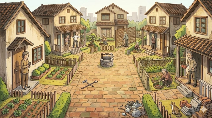 Sống chung cổng, anh em chiến tranh tới mức chẳng buồn chào hỏi