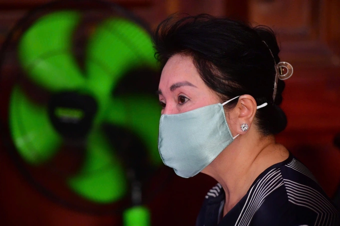 Bà Nguyễn Thị Như Loan tại tòa hôm nay. Ảnh: Thanhh Tùng