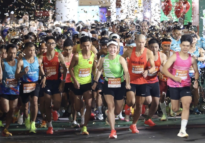Giai đoạn Super Early Bird năm ngoái thu hút hơn 6.000 runner ghi danh. Ảnh: VnExpress Marathon