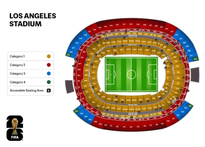 Trước đó, FIFA phát hành vé theo bốn hạng, trong đó hạng 1 là cao cấp nhất. Ảnh: The New York Times